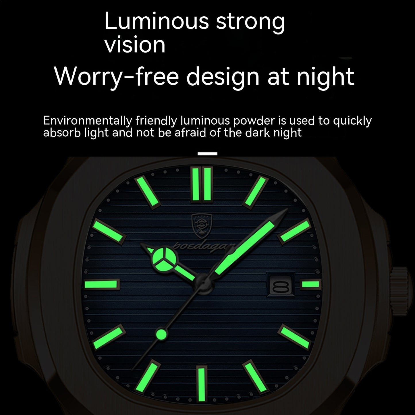 Poedagar-Top of the world Luxury Gold Watch