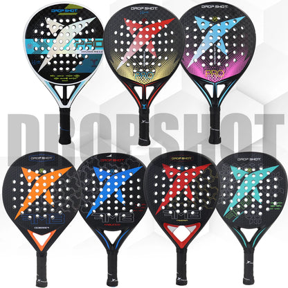 Padel Racket 38mm EVA Soft 3D Face Full 3K/12K Carbon Spin & Control Professional Padel Paddle  with Cover